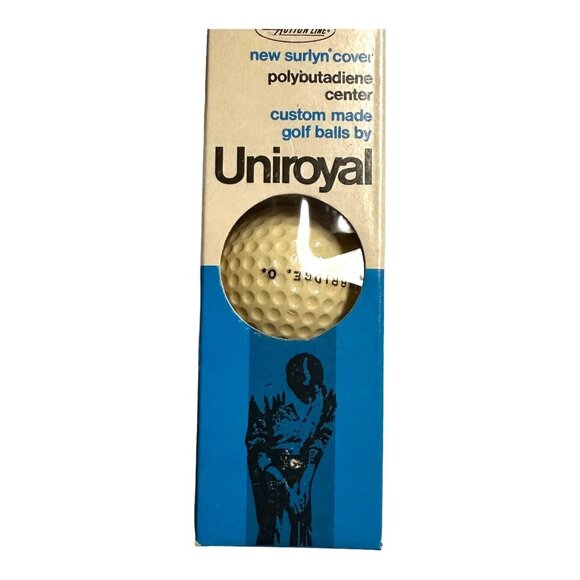 Vintage Uniroyal Golf Balls W/Sleeve The Action Line New Surlyn Cover NOS - Picture 1 of 11